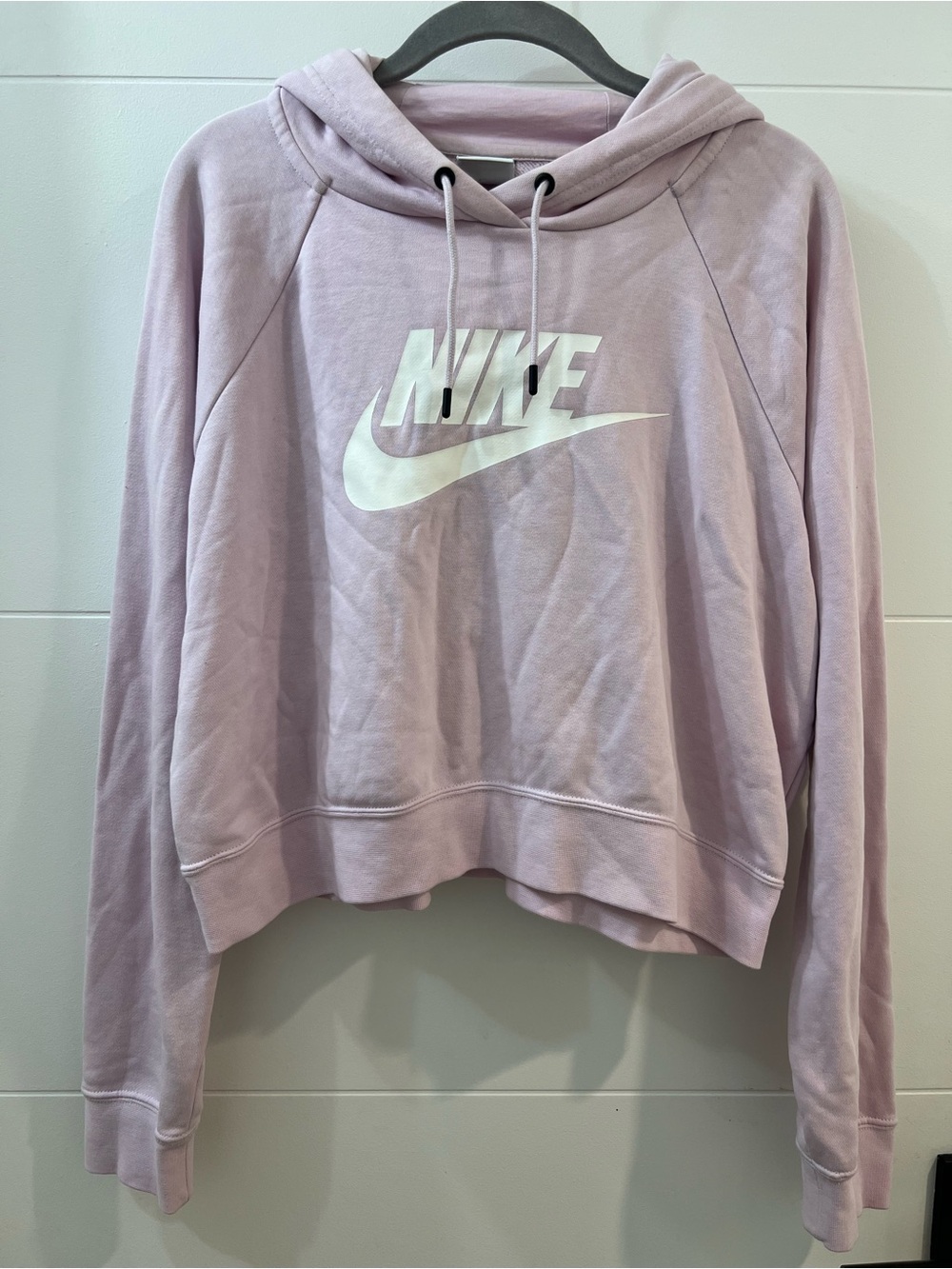 Nike Women's Light Lavender Hoodie with White Swoosh